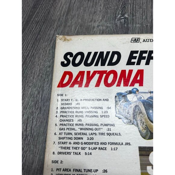 Sound Effects Daytona Speedway Sports Cars Lebel Stereo Album - Picture 2 of 7